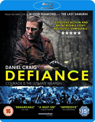 Blu-ray Defiance (afbeelding kan afwijken van de daadwerkelijke Blu-ray hoes)